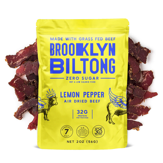 Brooklyn Biltong - Zero Sugar Lemon Pepper Air Dried Beef