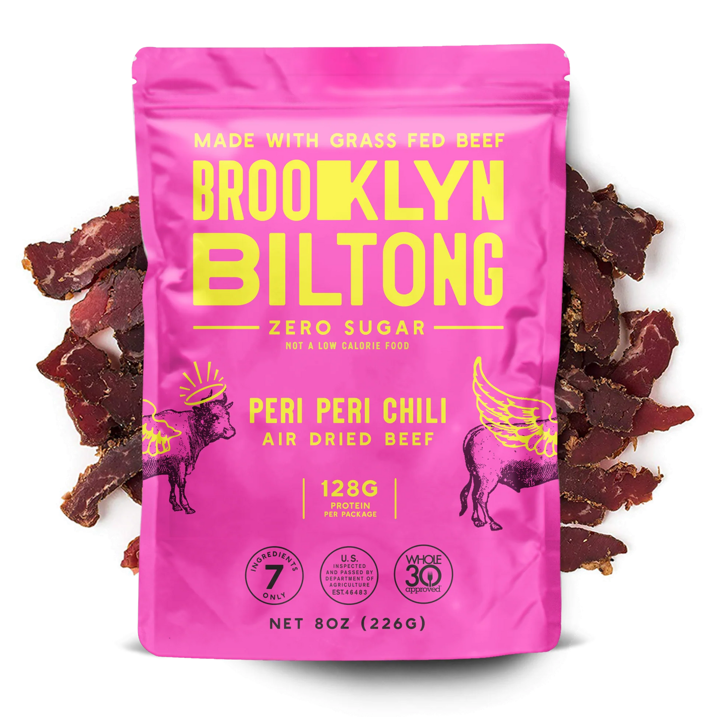 Brooklyn Biltong - Zero Sugar Peri Peri Chili Air Dried Beef