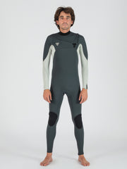 Seven Seas Comp 3-2 Full Chest zip - Coal
