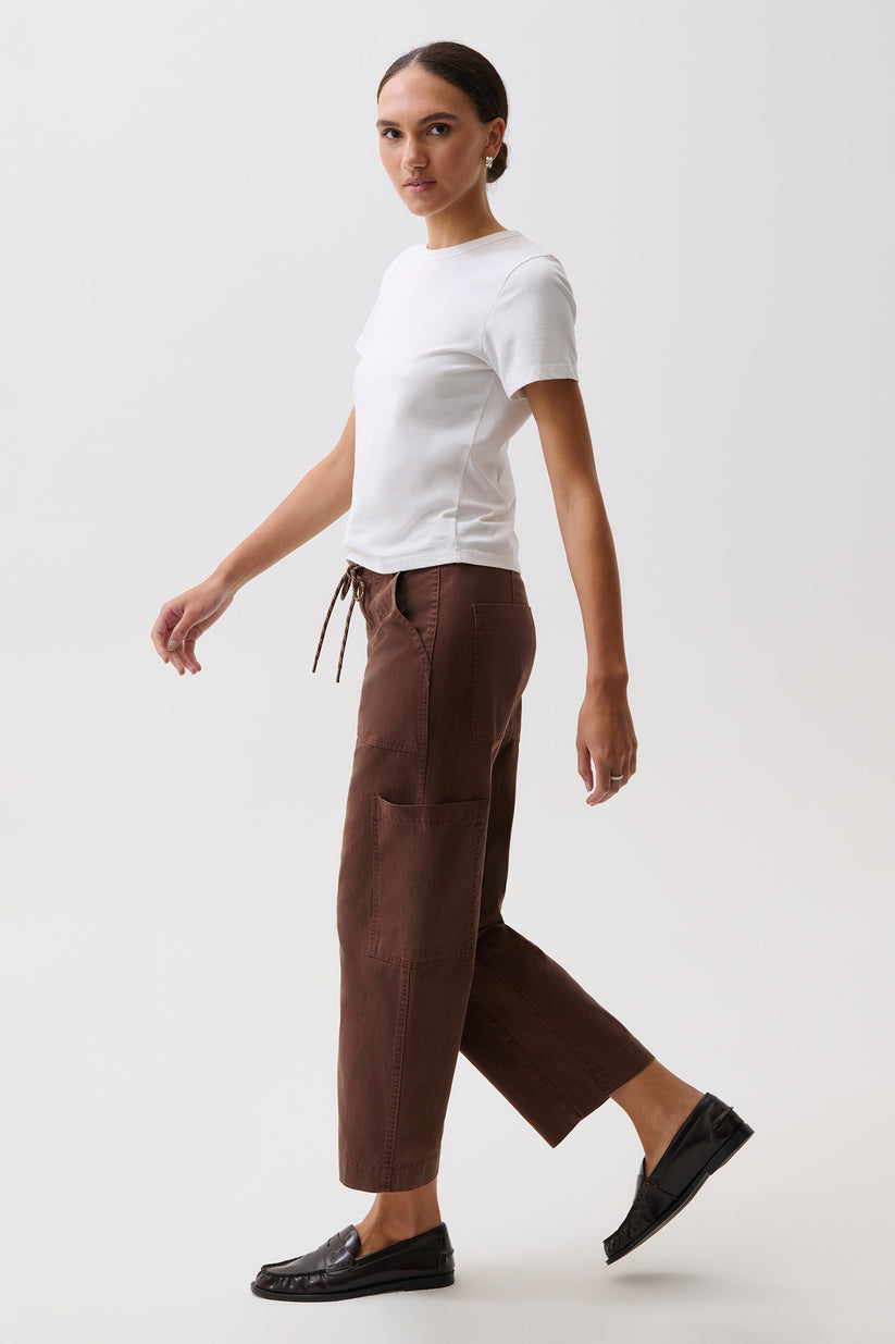 Sabrina Curved Utility Pants - Lindt