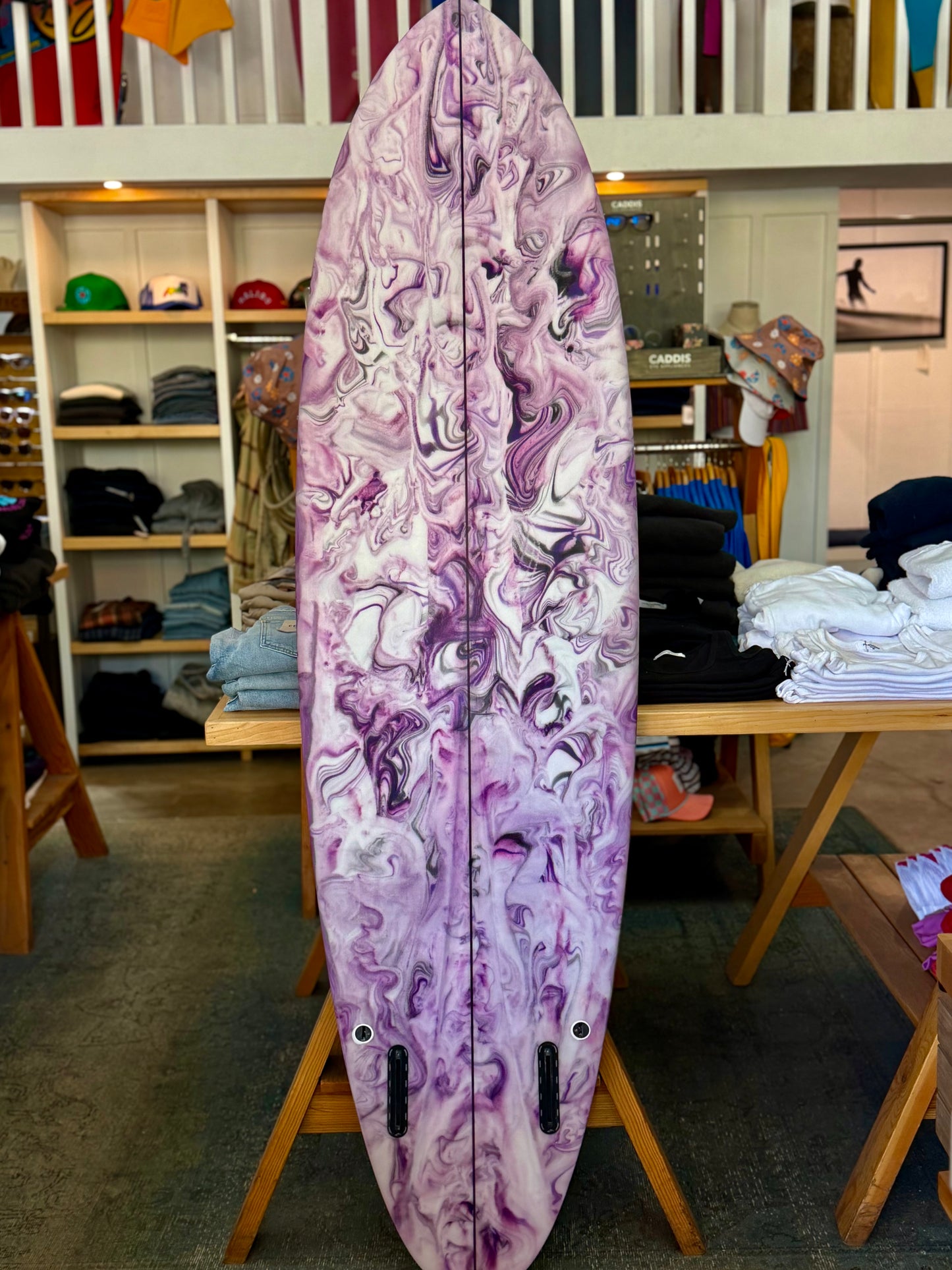 Love Machine Surfboards 6'9 FM Purple Swirl