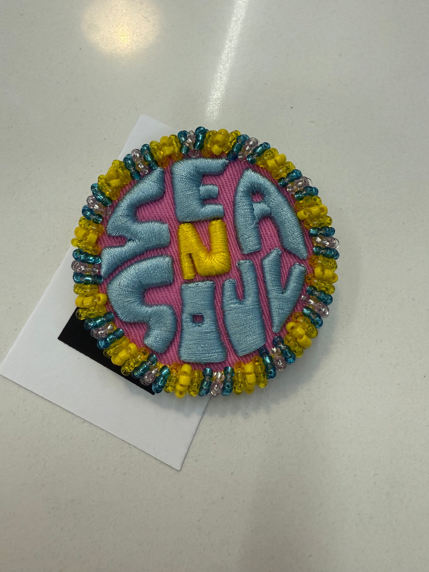 WildFlor Made - Sea N Soul Beaded Pin
