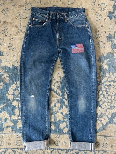 Vintage Levis Flag Patch Jean