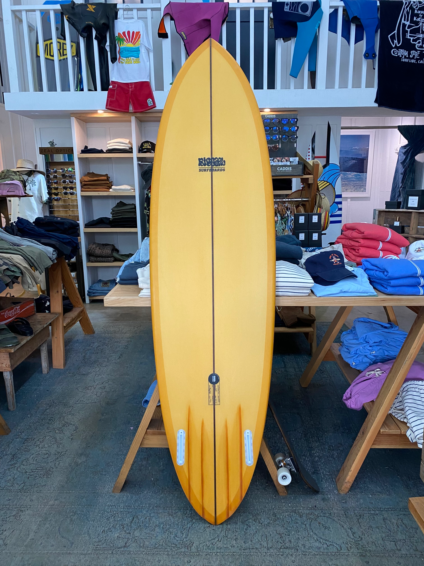 6'10" Turbo Twin Big Carl Surf Board