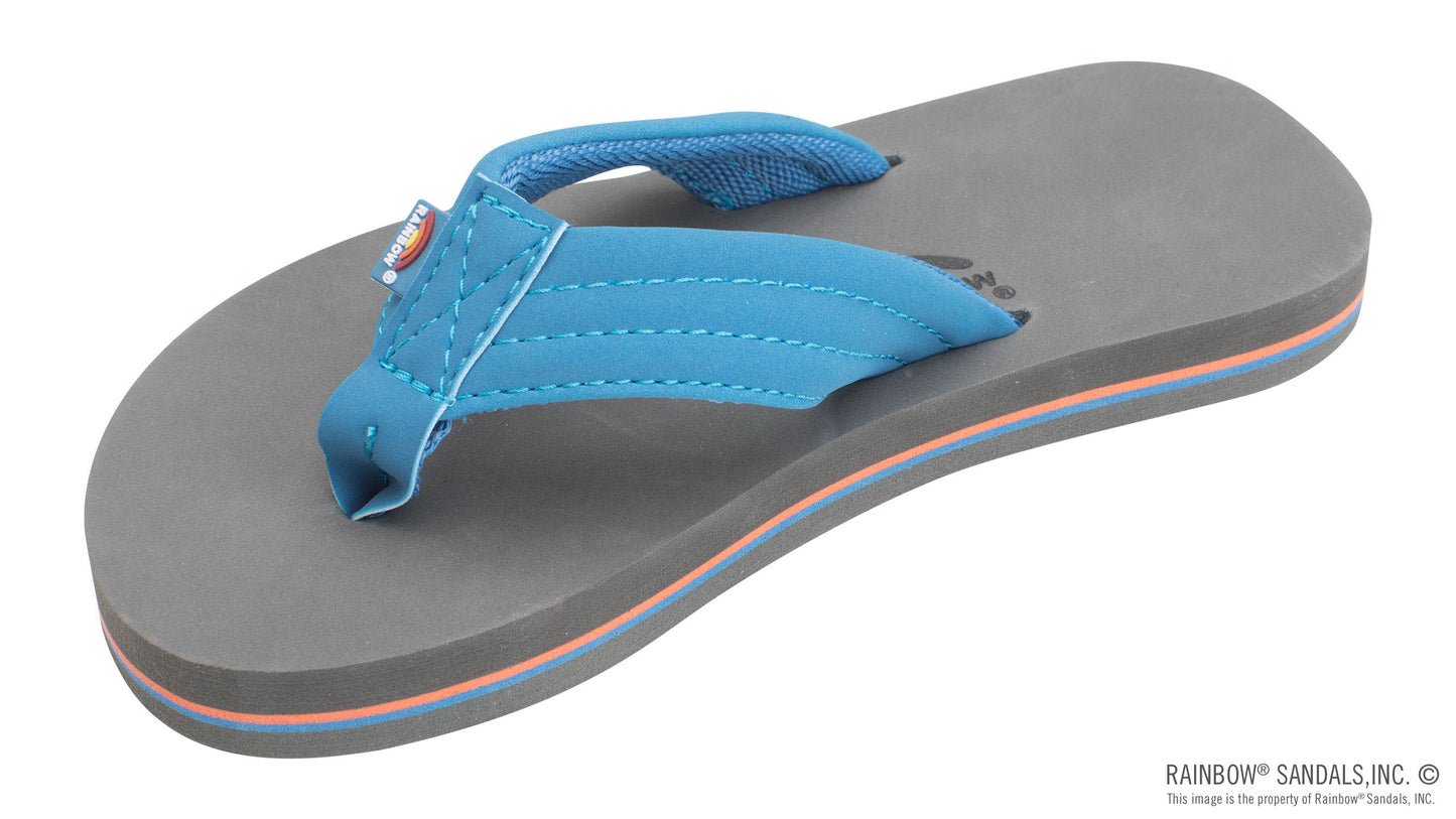 The Grombow - Soft Rubber Top Sole with 1" Strap and Pin Line