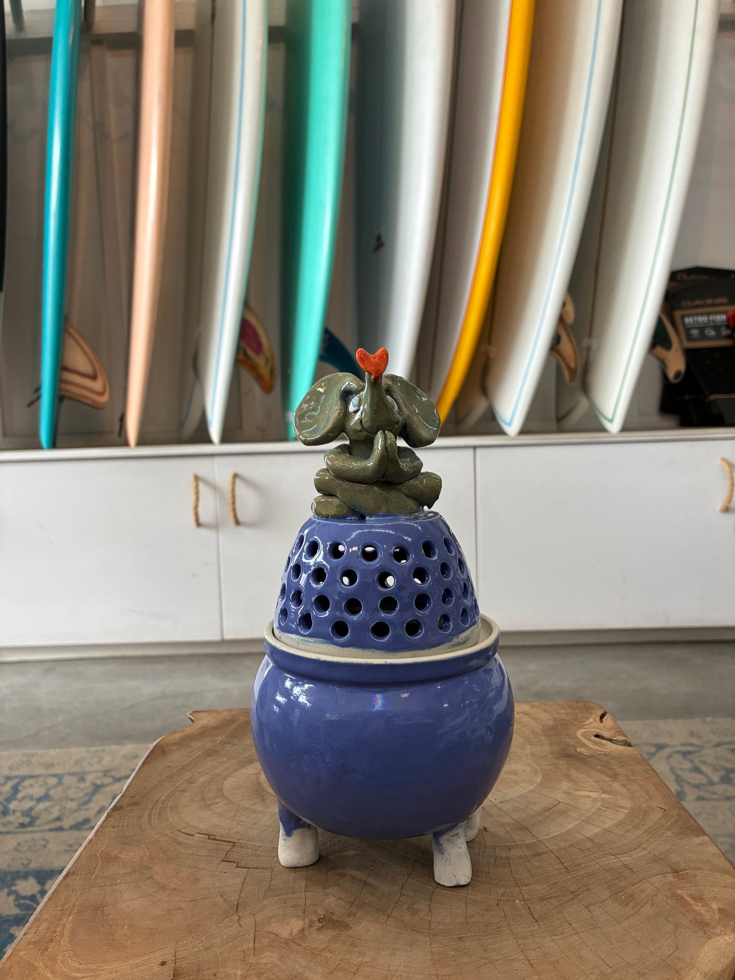 Sea N Soul Elephant incense burner