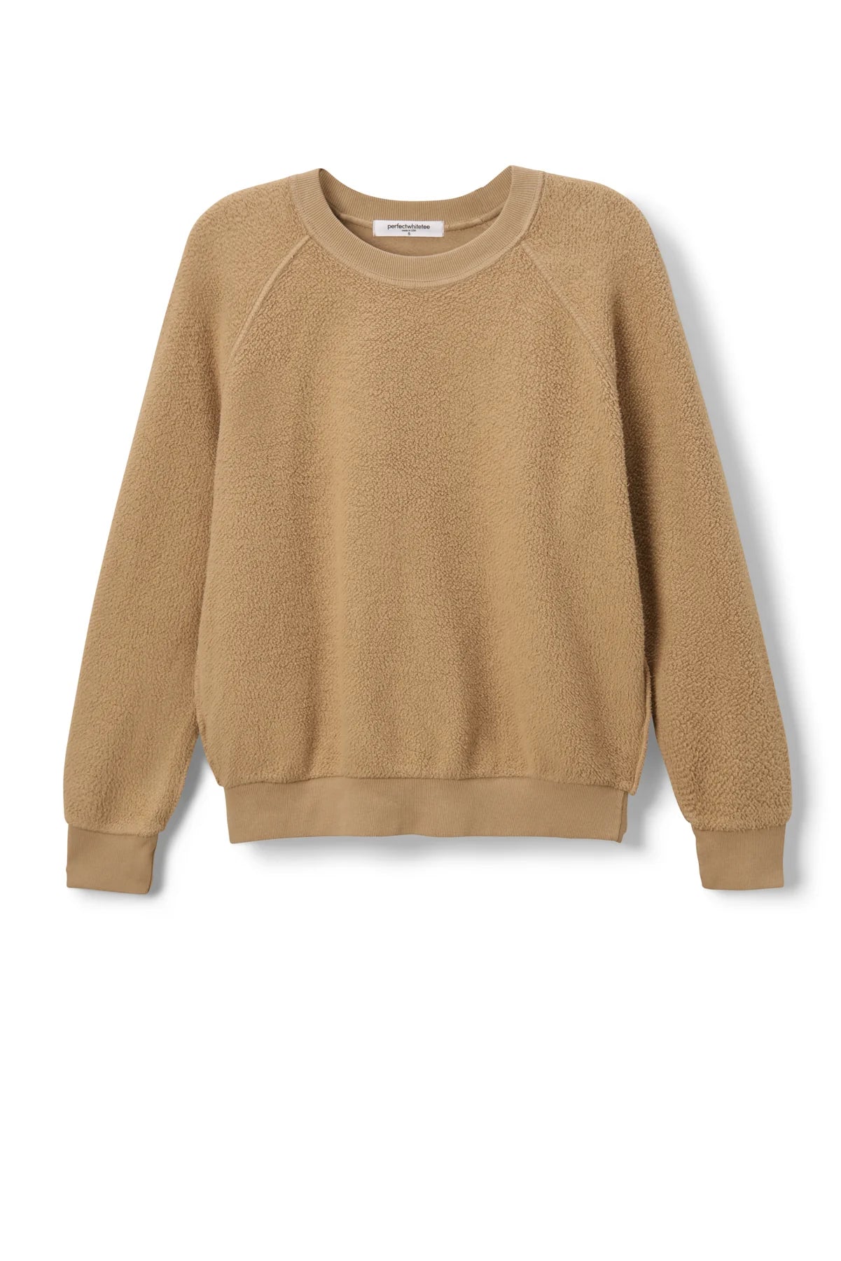 Ziggy inside out cotton fleece shrunken crew