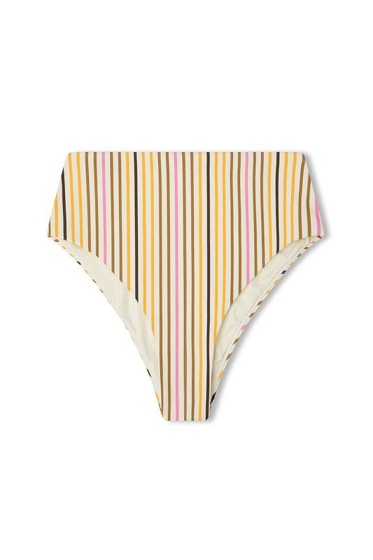 MANDARIN STRIPE WAISTED FULL BRIEF
