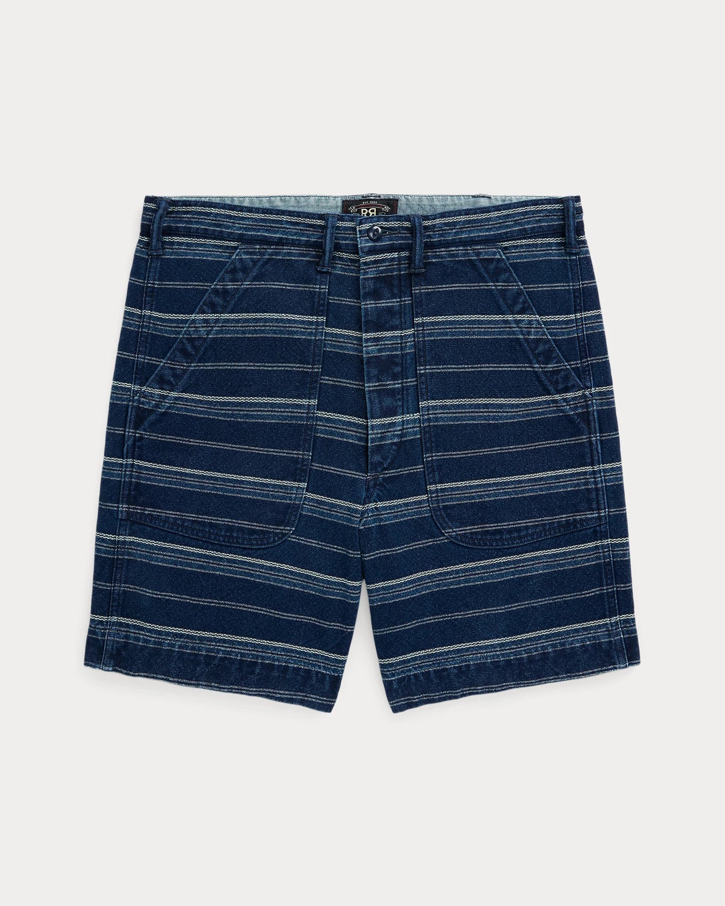RRL - Indigo Striped Dobby Short