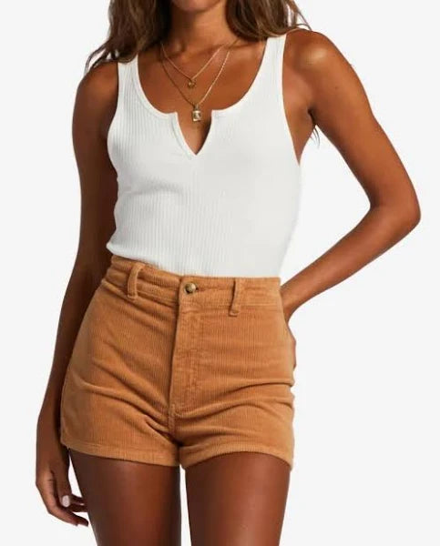 Sisstrevolution - Sandy Shores Cord Shorts