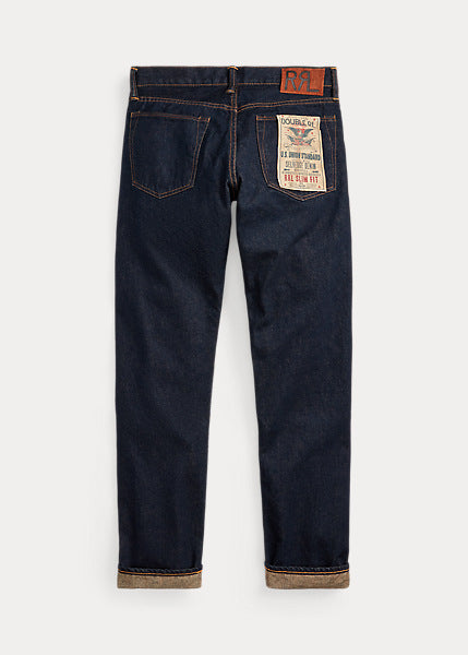 RRL Slim Fit Once-Washed Selvedge Jean