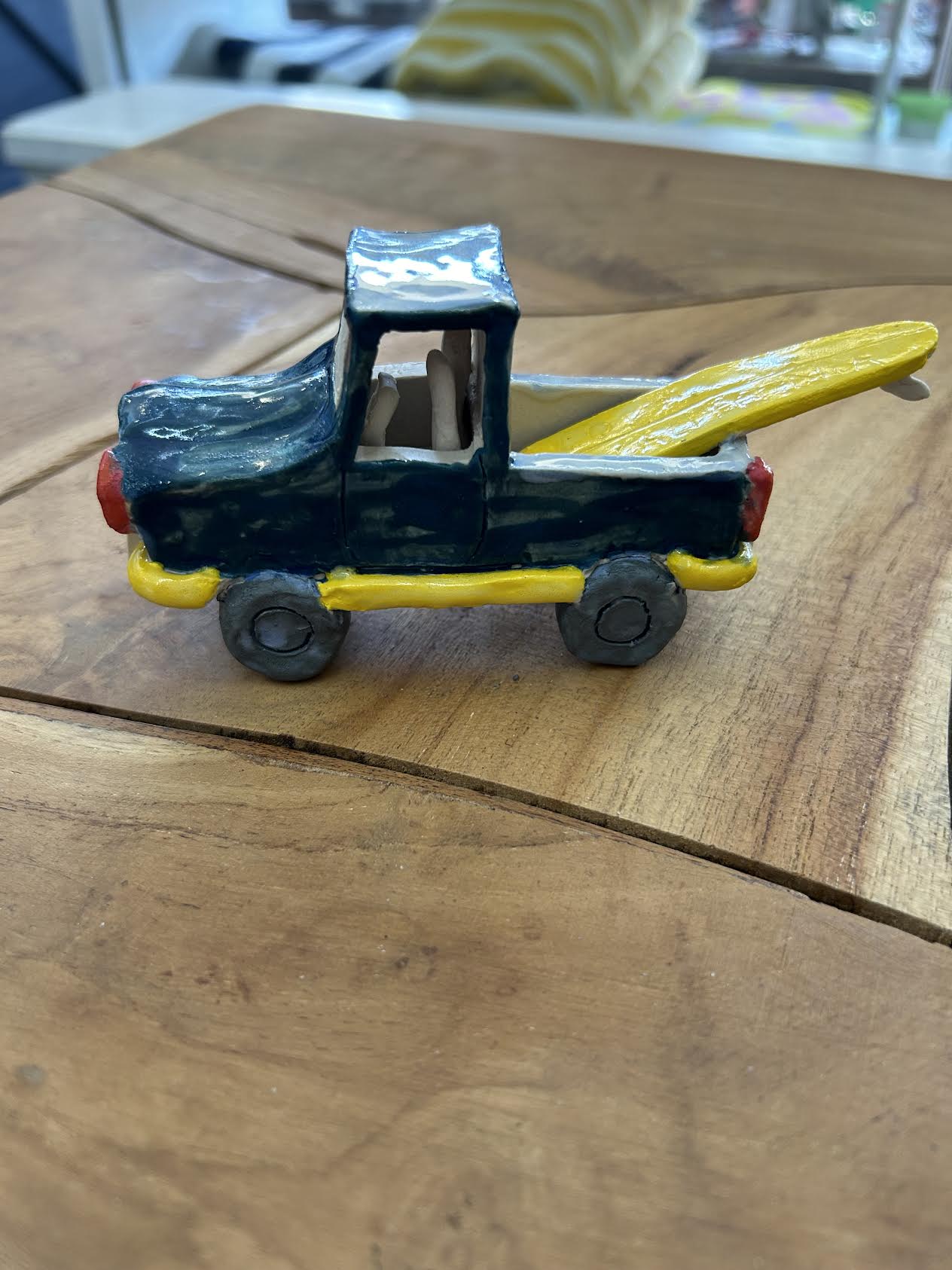 Hand Sculpted Surf Truck and Camper