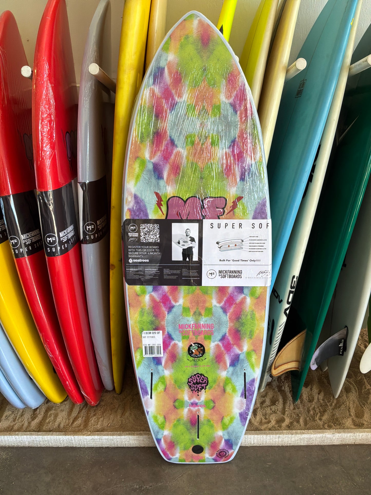 UNICORN SUPER SOFT - SKY FUTURES 5’4” x 19 1/4” x 2 1/4” (27L)