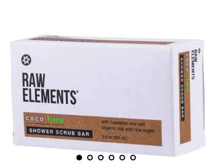 Shower Scrub Bar - Coco Lime