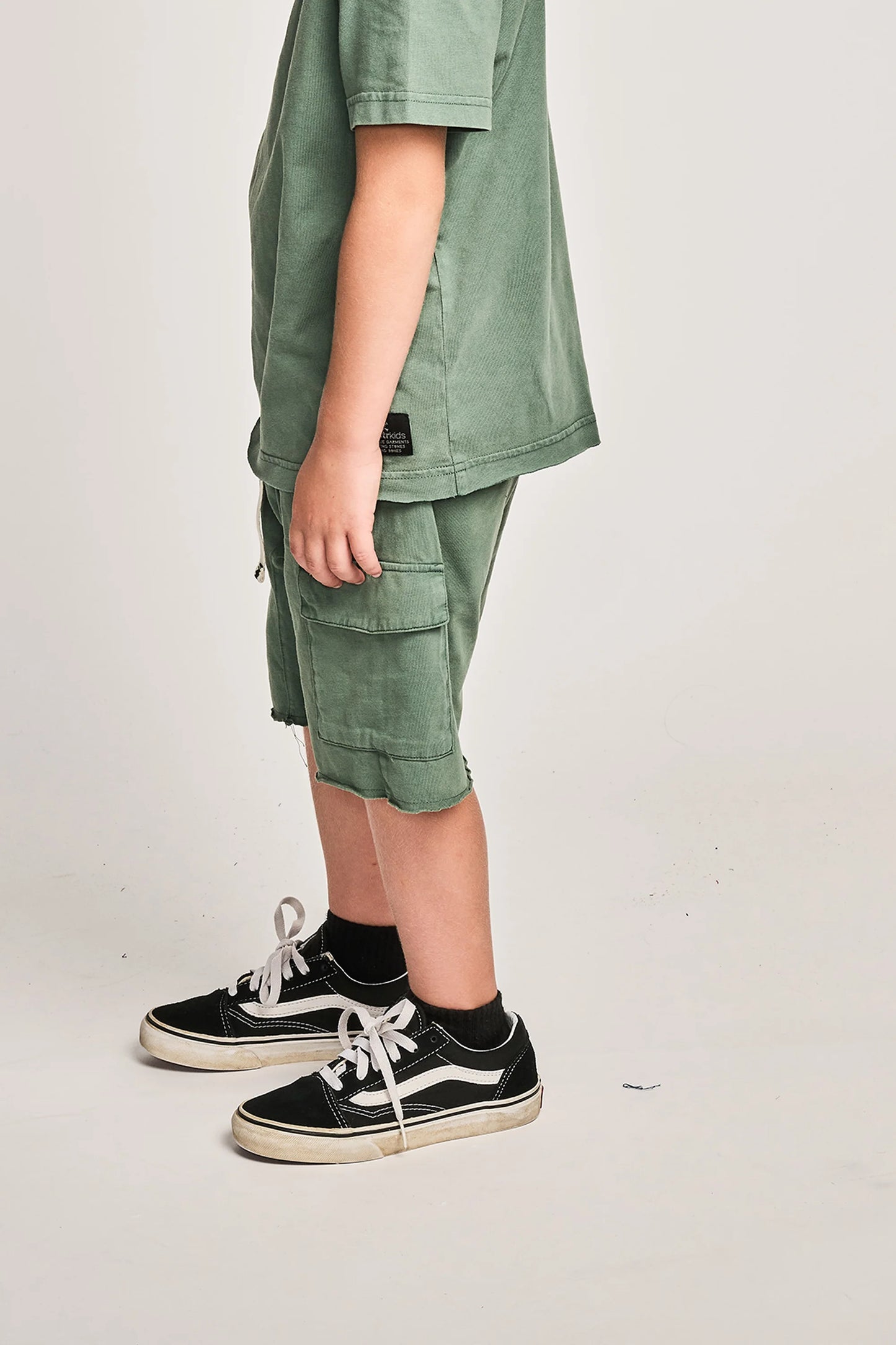 Fave Cargo Short - Washed New Green