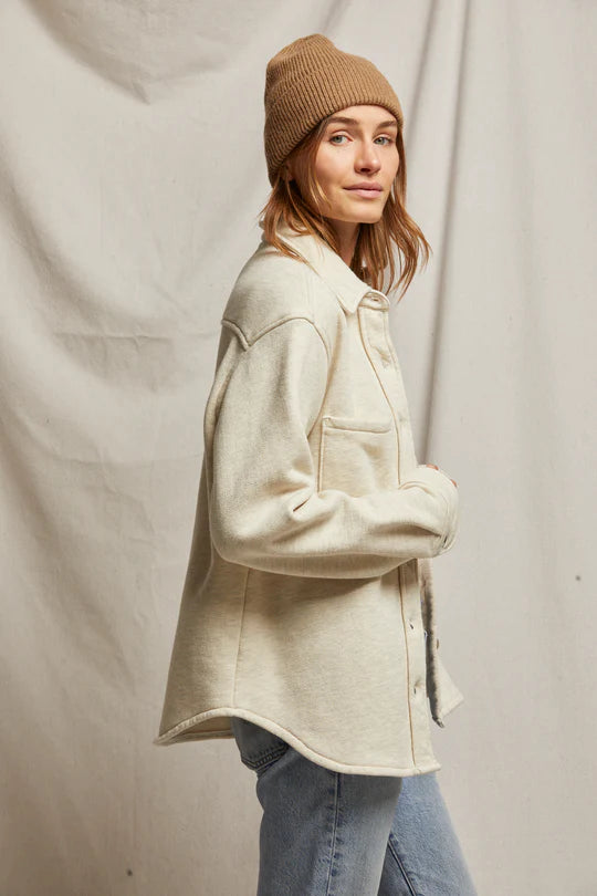 cypress fleece jacket oatmeal