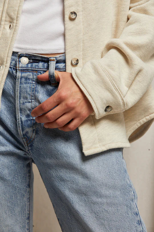 cypress fleece jacket oatmeal