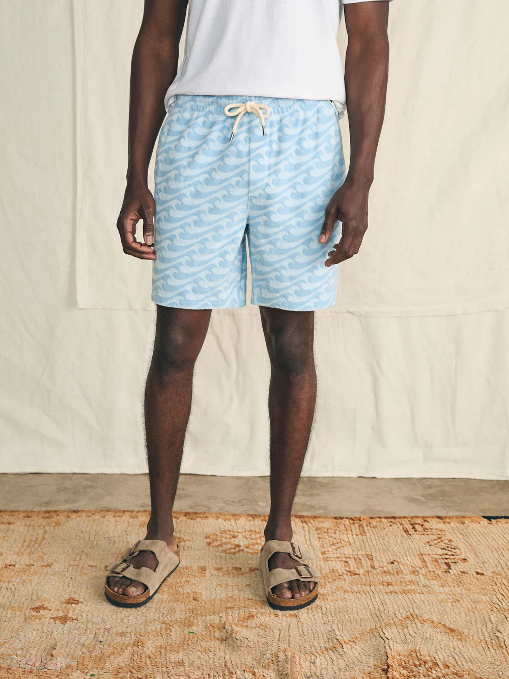 Cabana Towel Terry Sweatshort-Endless Peaks