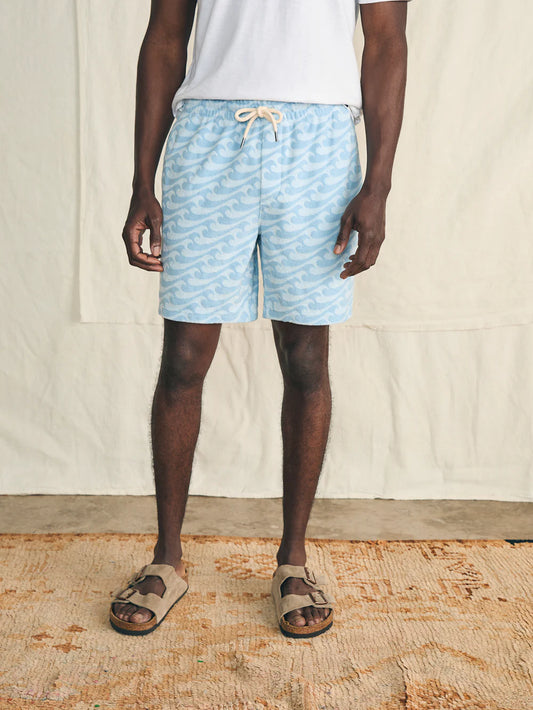 Cabana Towel Terry Sweatshort-Endless Peaks