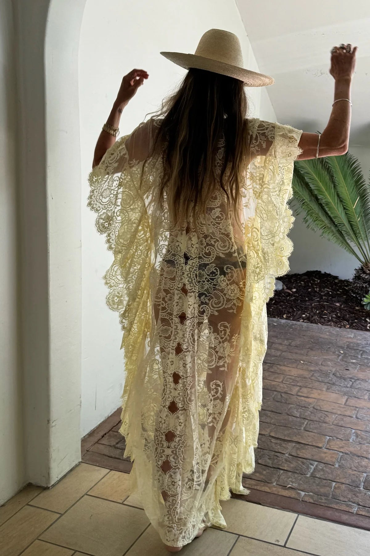 Fontainbleau Kaftan Butter Yellow