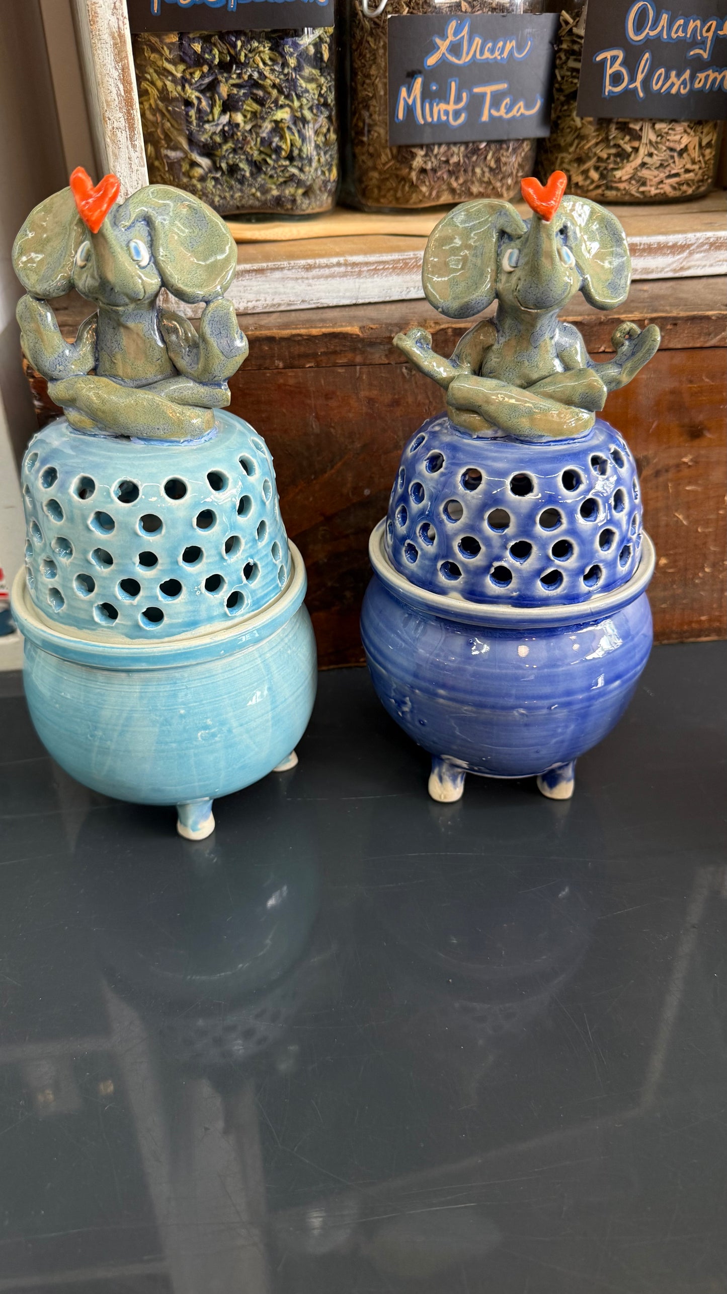 Elephant incense burner