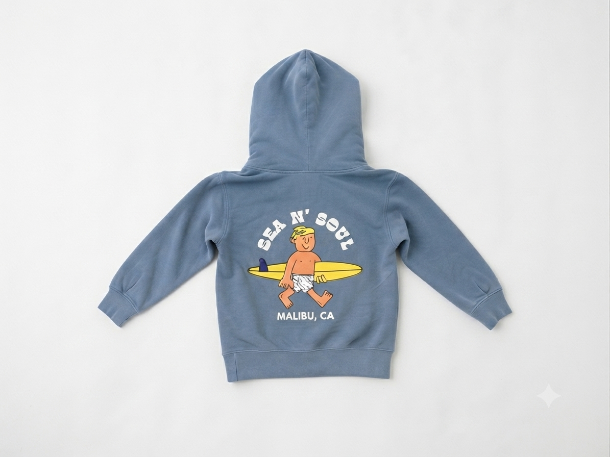 Sea N Soul Kids Surfing Sammy Hoodie