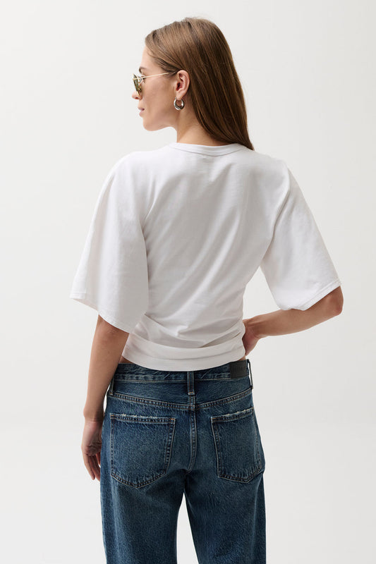 VERONICA KIMONO SLEEVE FITTED TEE