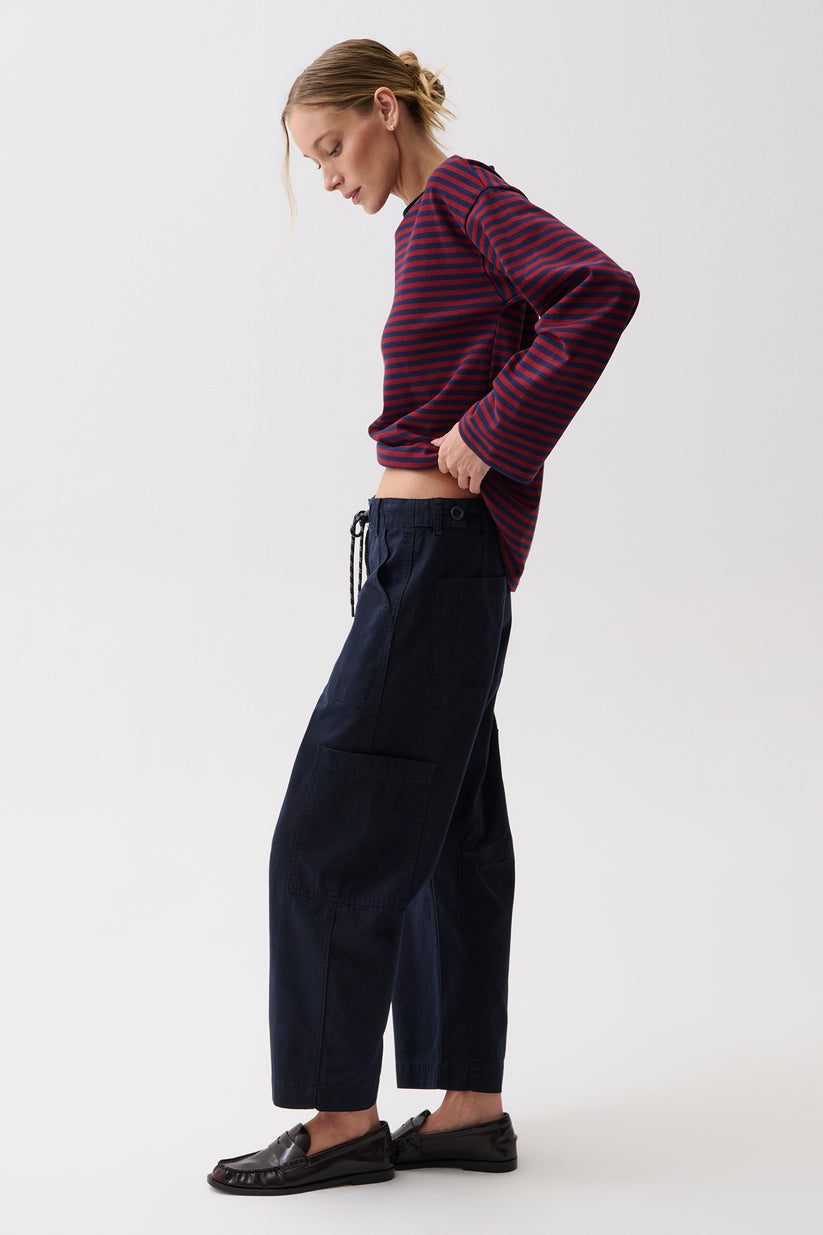 SABRINA CURVED UTILITY PANTS
