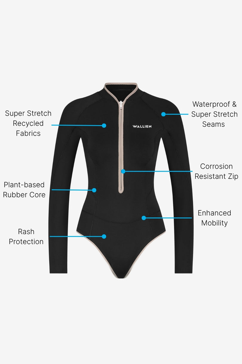 Horizonia Yulex Springsuit -  Black