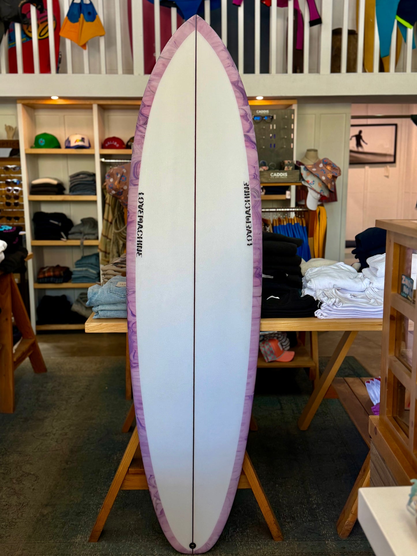Love Machine Surfboards 6'9 FM Purple Swirl