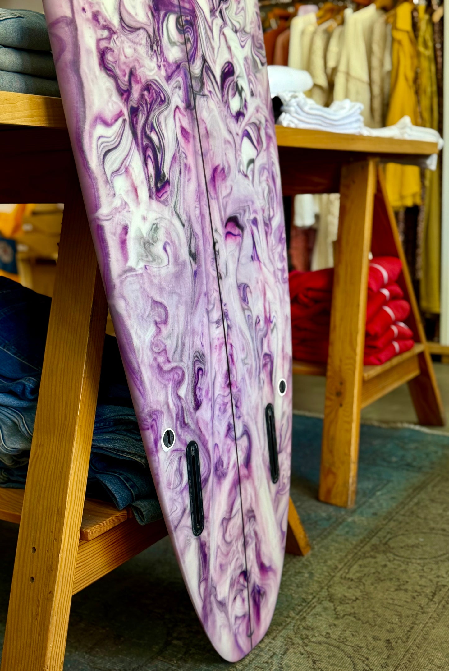 Love Machine Surfboards 6'9 FM Purple Swirl