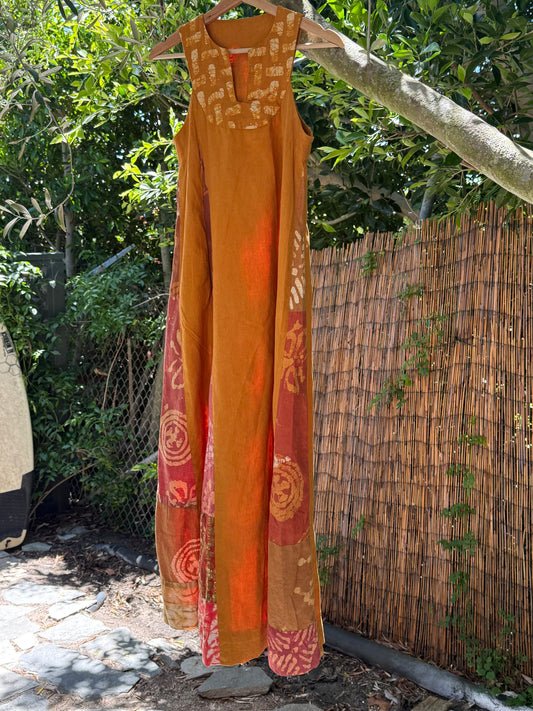 Vintage Batik Dress