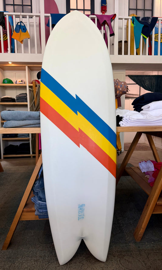 Koz McRae Surfboards 5'10 Glass Onion Fishtail Surfboard