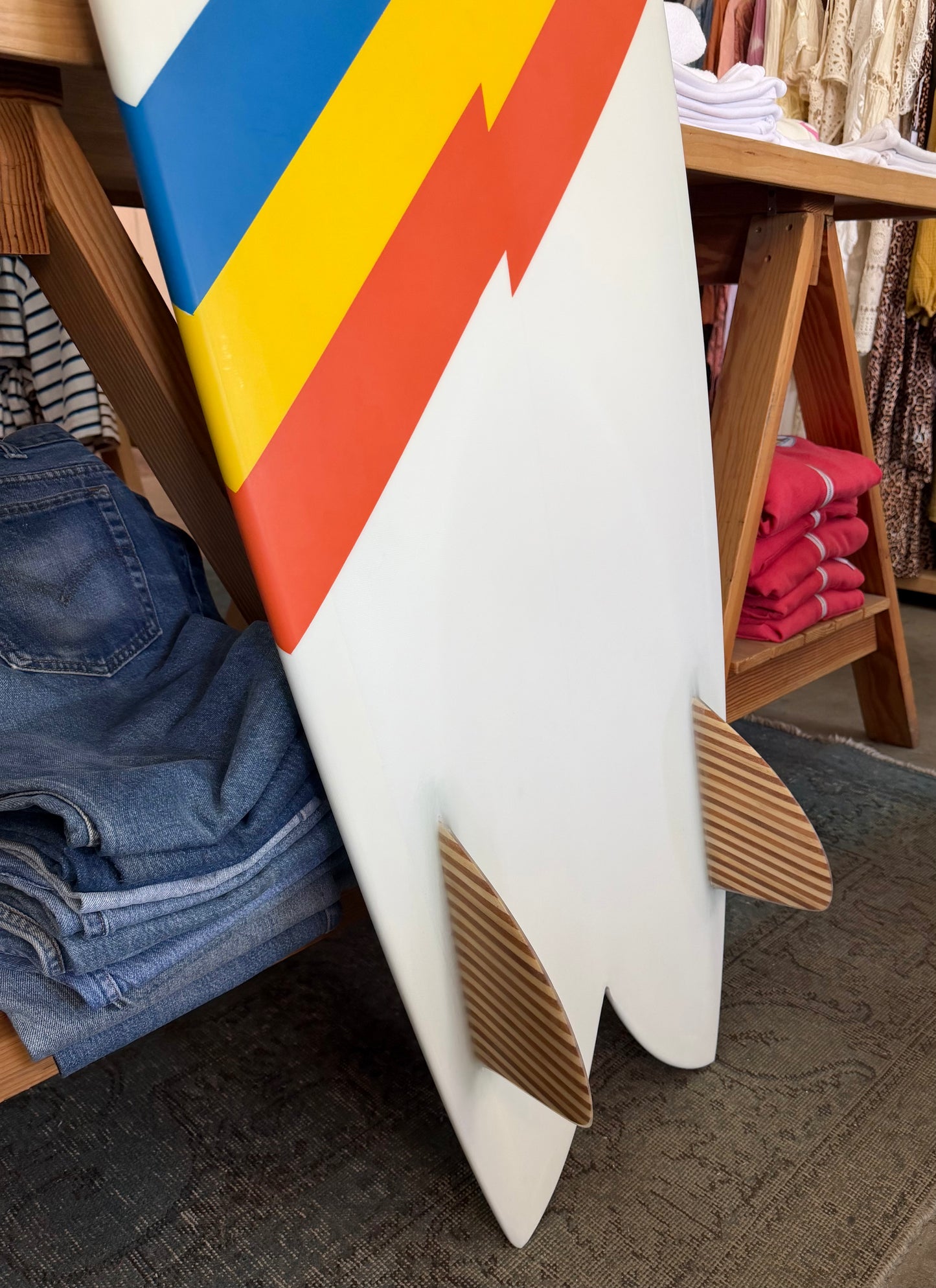 Koz McRae Surfboards 5'10 Glass Onion Fishtail Surfboard