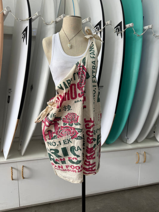 Vintage Print Romper - loose fit