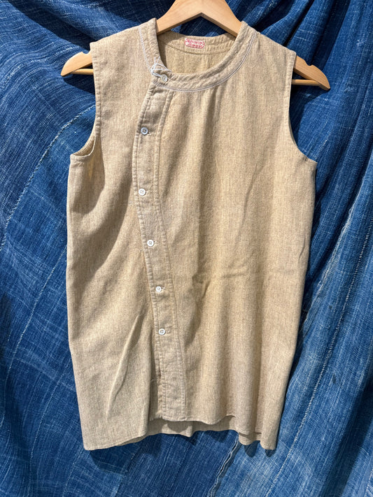 Vintage 1920's French Henley Vest