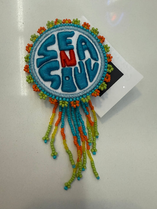 WildFlor Made - Sea N Soul Beaded Pin