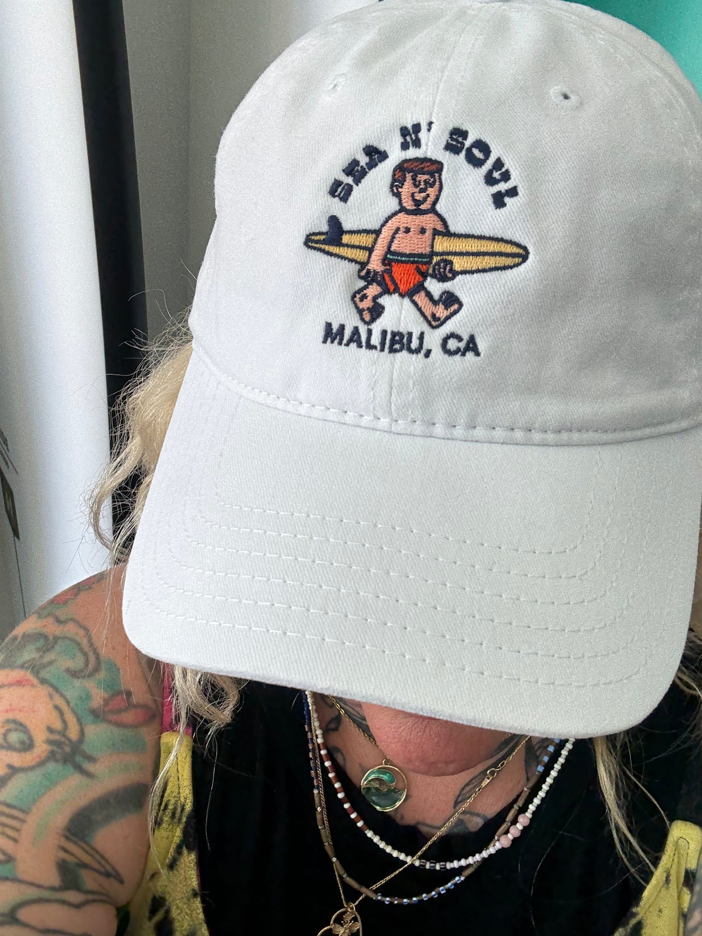 Sea N Soul - Embroidered Adjustable Cap