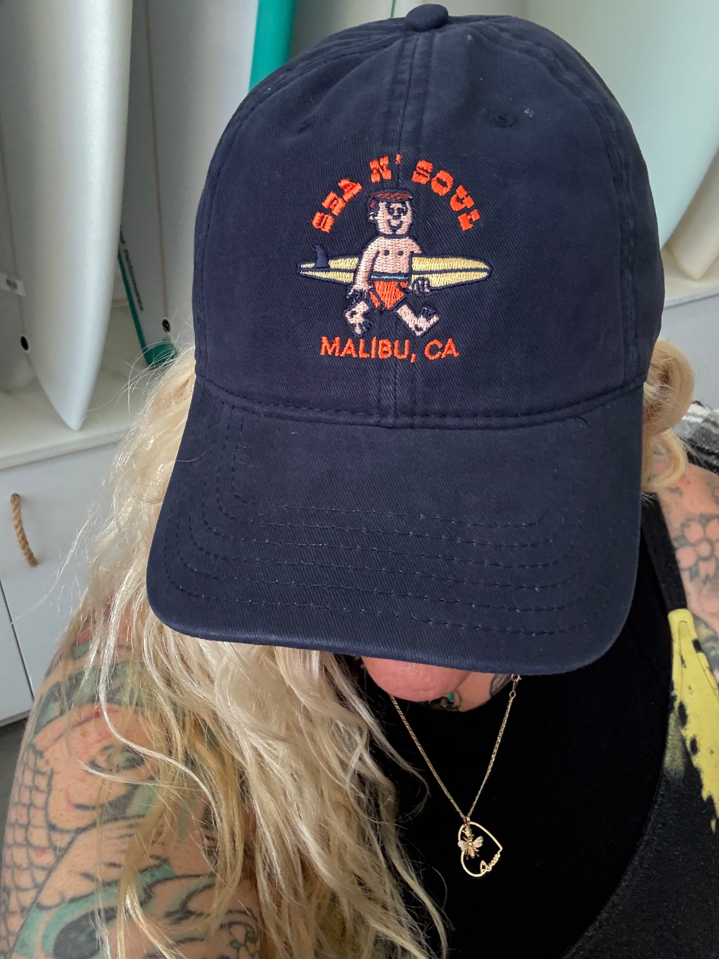 Sea N Soul - Embroidered Adjustable Cap