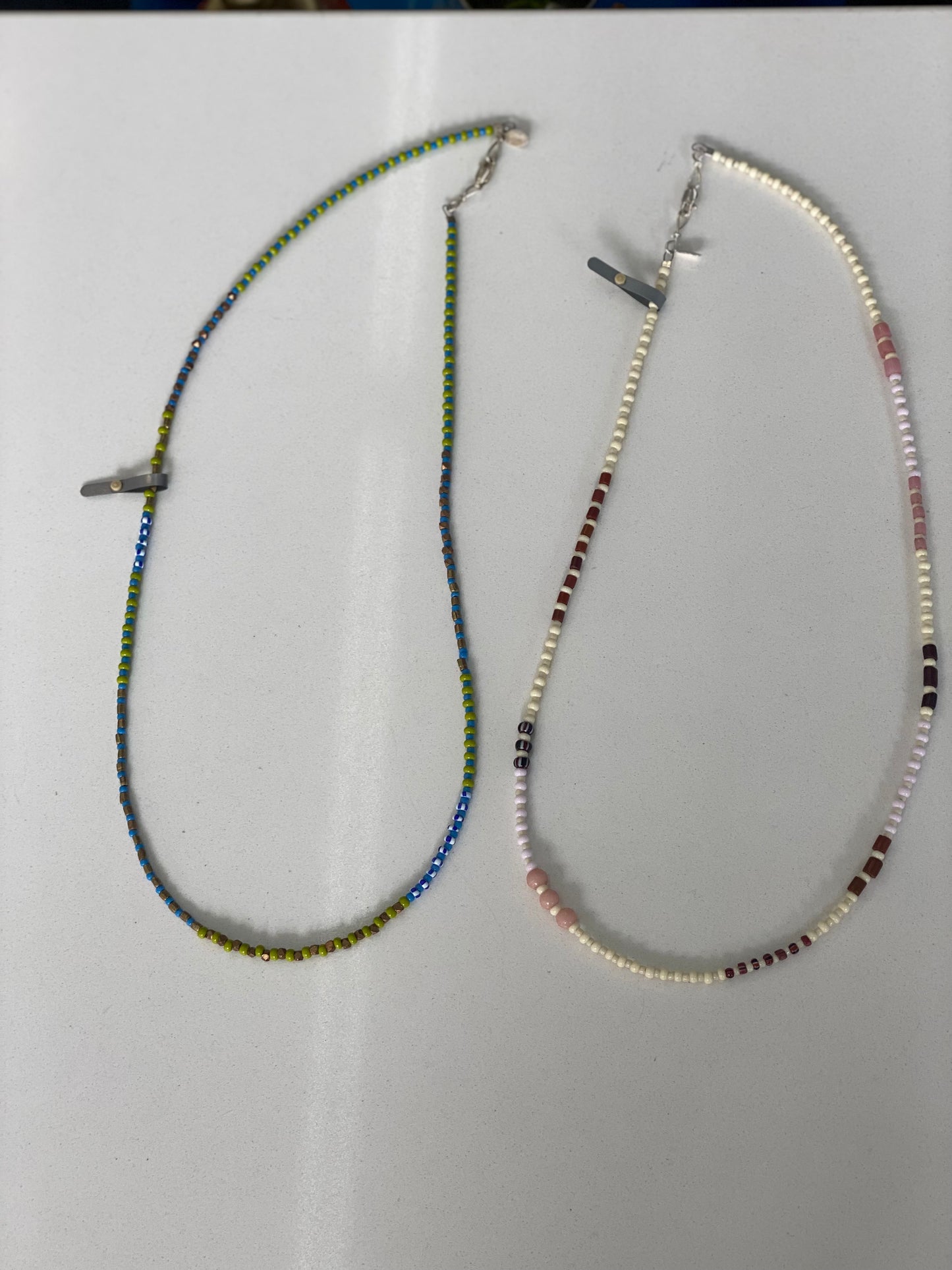 Hand-Linked Silver Necklaces