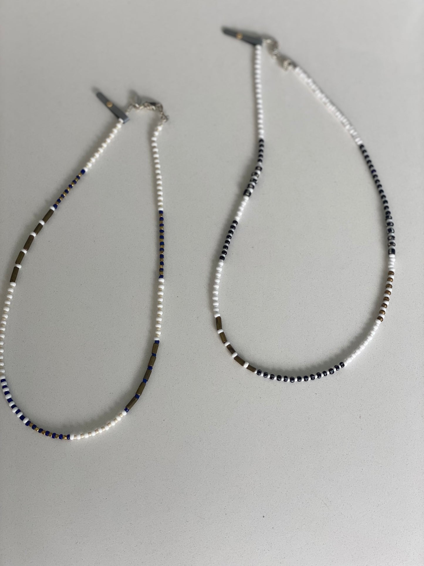 Hand-Linked Silver Necklaces