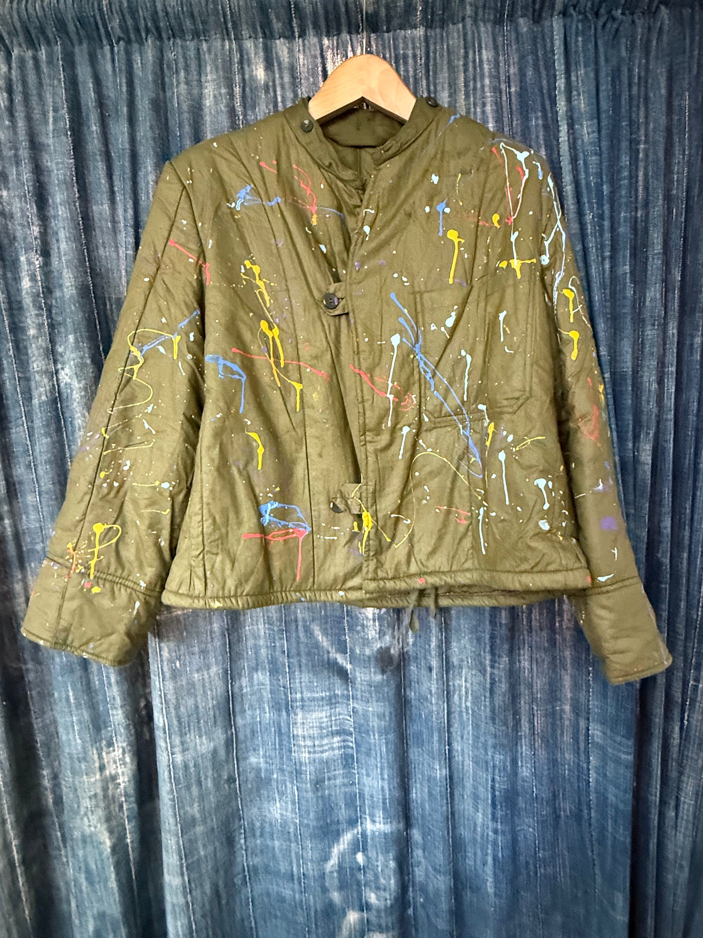 Sea N Soul - Vintage Splatter Military Field Jacket