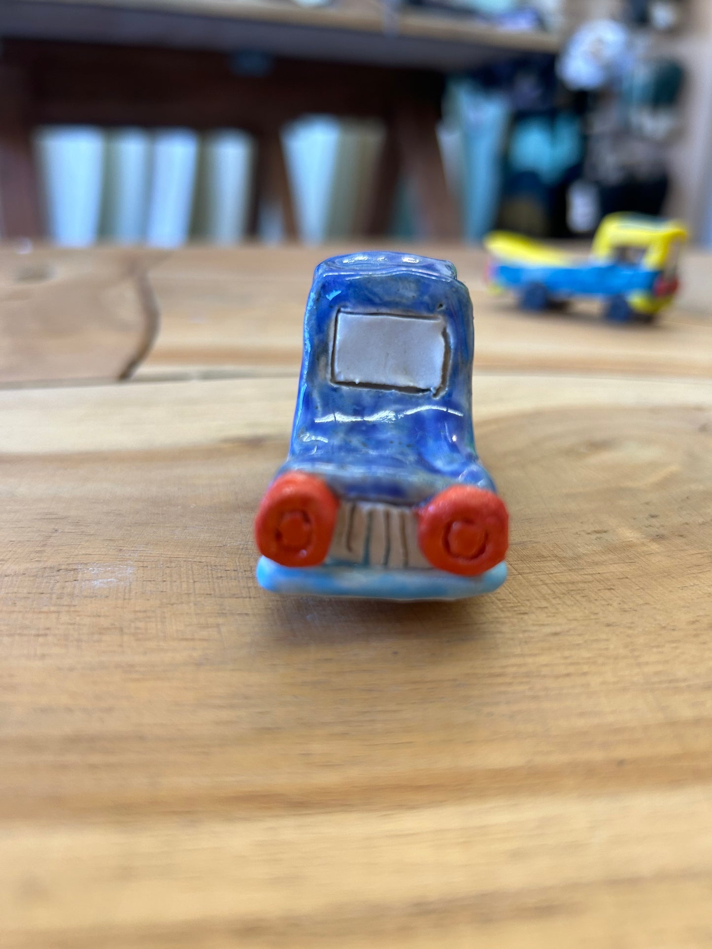 Hand Sculpted Surf Truck and Camper