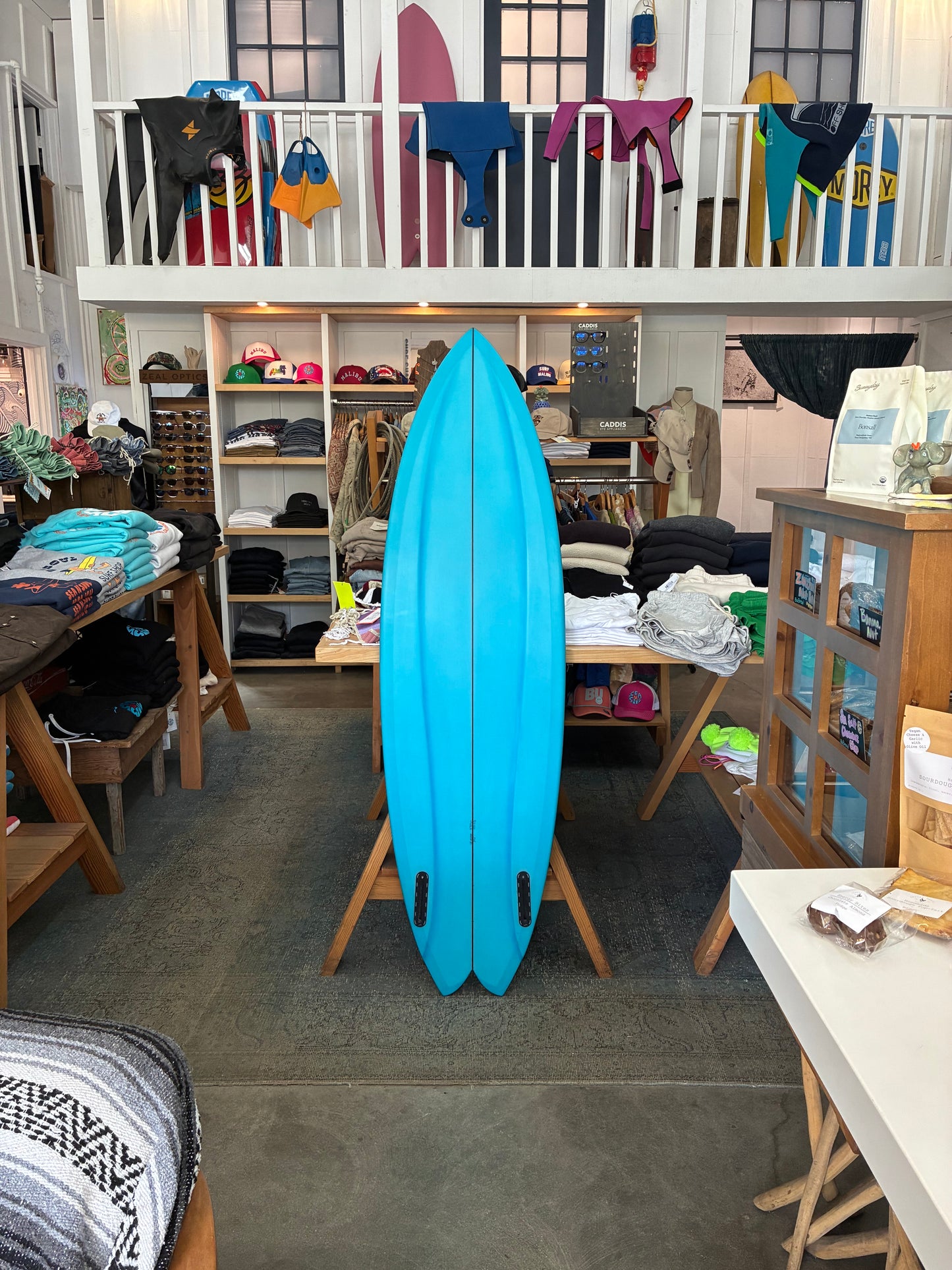 LoveMachine Surfboards Pedestrian Ship 5'9" Blue