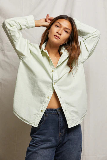 James Chutte Cotton Poplin Button Down