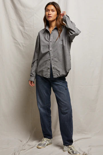 James Chutte Cotton Poplin Button Down