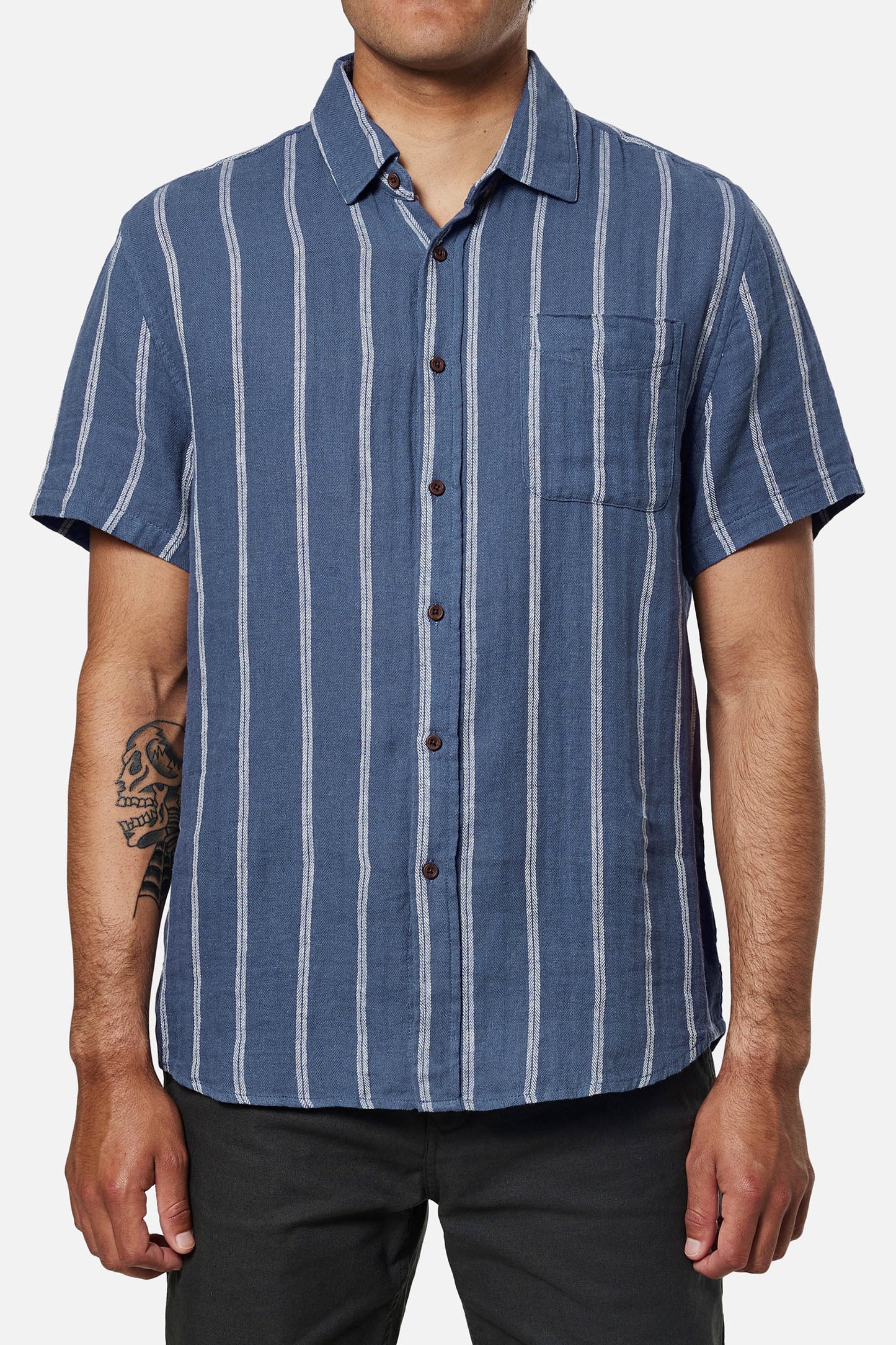 ALAN SHIRT-WASHED BLUE