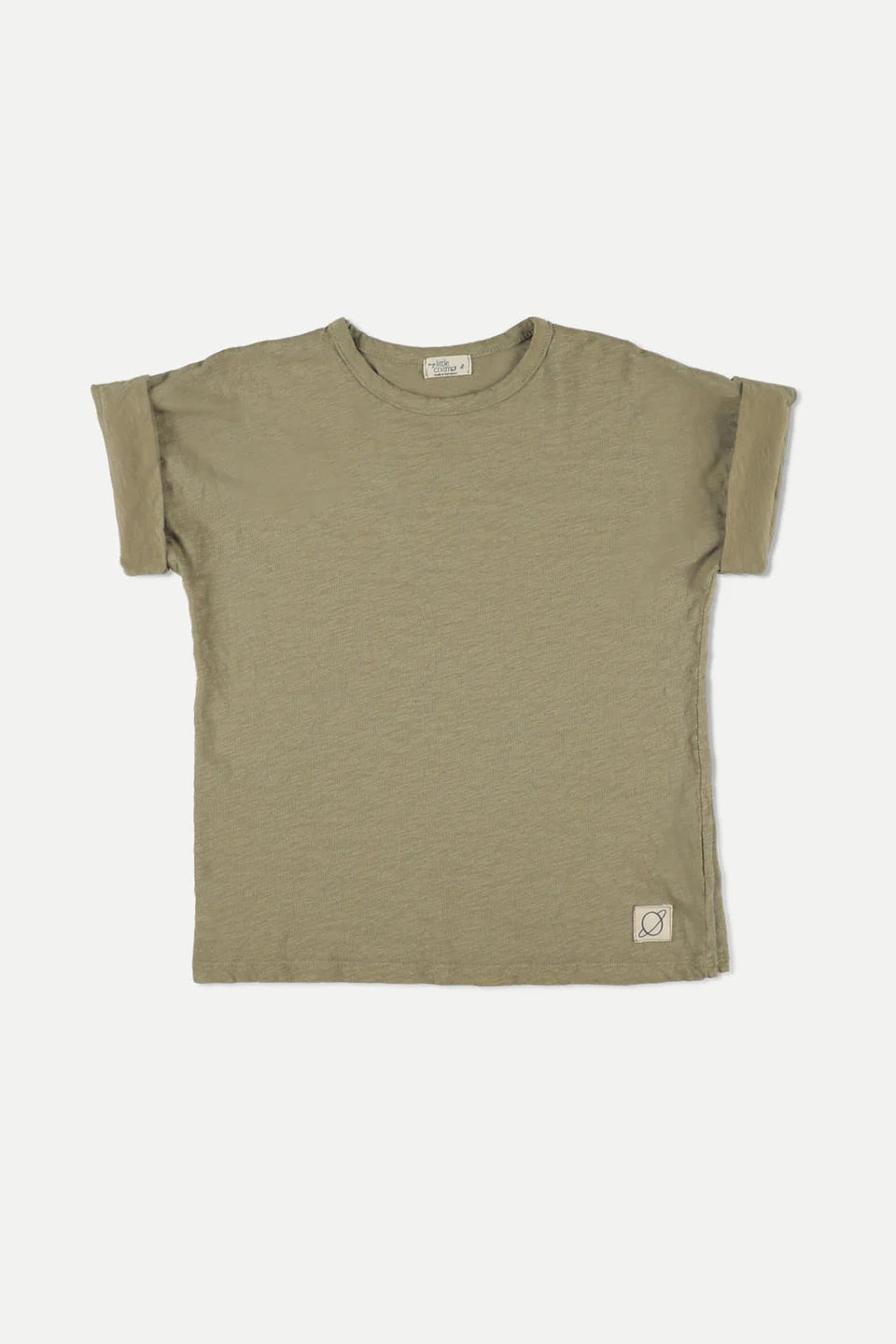 SLUB BASIC T-SHIRT-olive