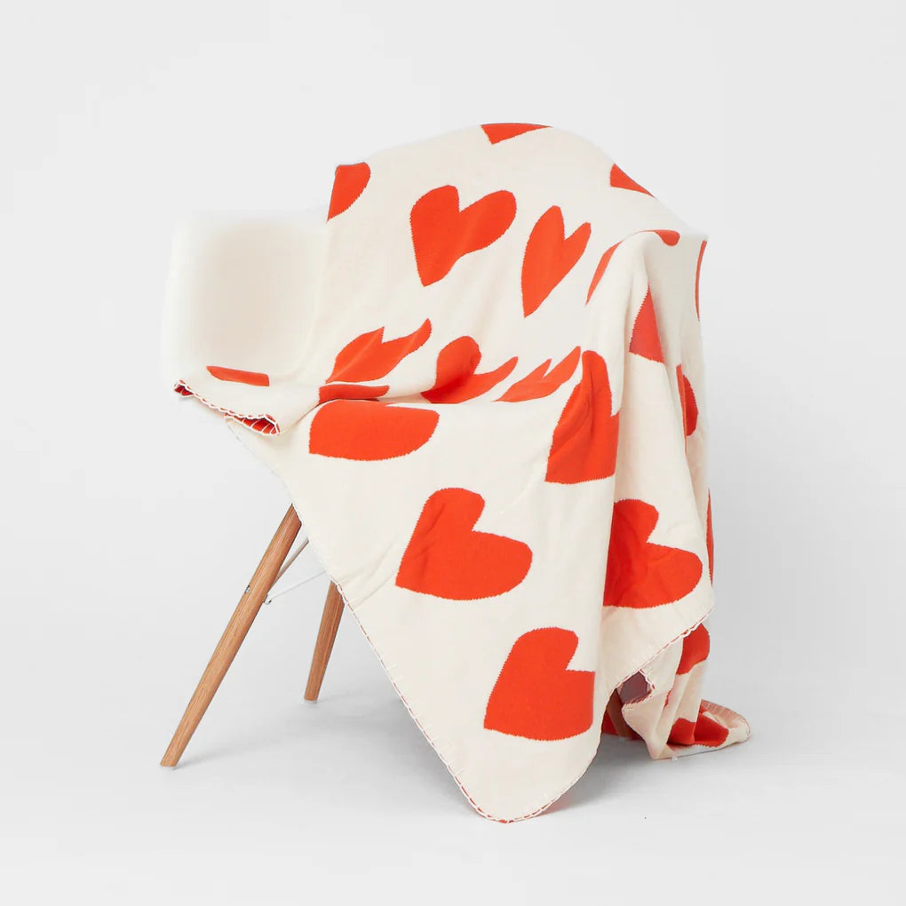 The Imperfect Heart Blanket