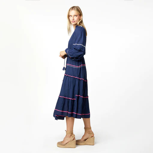 Pheobe Cotton Dress blue